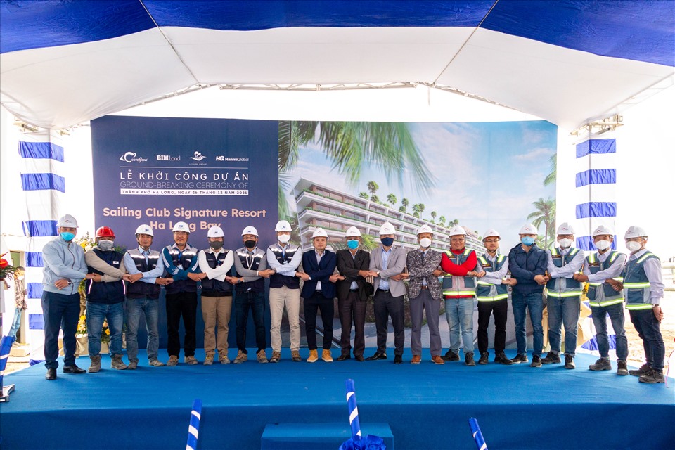 Coteccons là đơn vị tổng thầu thi công xây dựng dự án Sailing Club Residences Ha Long Bay