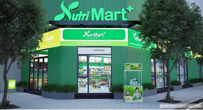 Nutri Mart từng bước mở rộng thị trường với các gói Nutri Mart quy mô lớn từ 100m2 đến 1000m2.