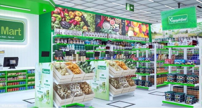 Nutri Mart đẩy mạnh mở rộng 3 mô hình siêu thị rộng lớn.
