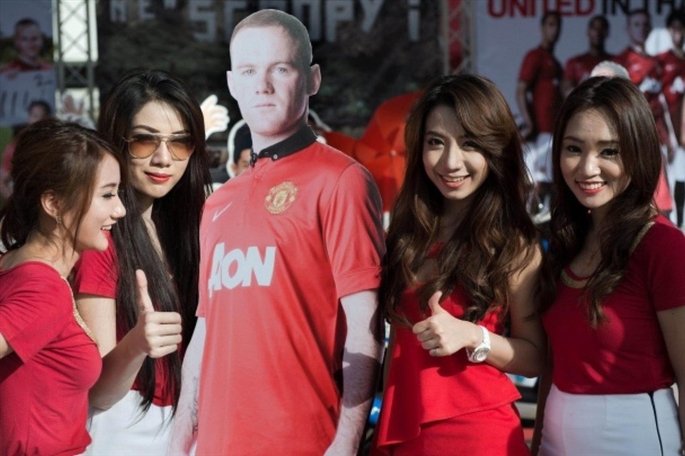 Manchester United là ông hoàng trong khoản marketing thương hiệu câu lạc bộ. Ảnh: AFP