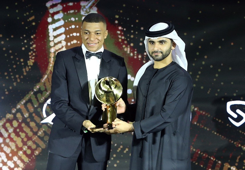 Mbappe trở thành chủ nhân tiếp theo của giải Dubai Global Soccer Awards. Ảnh: Global Soccer Awards