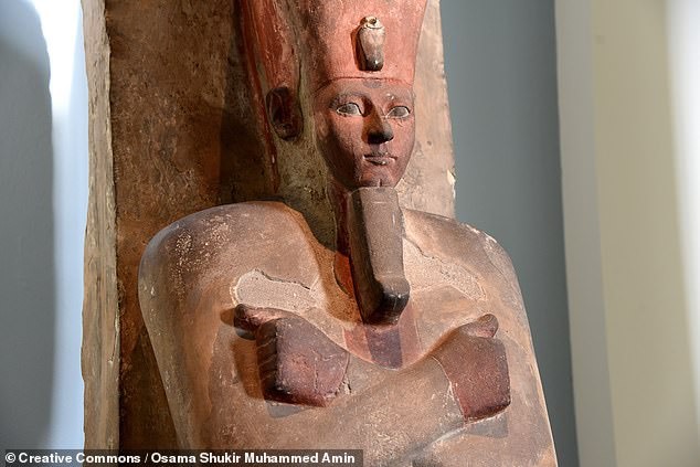 Một bức tượng của pharaoh Amenhotep I. Ảnh: Creative Commons/Osama Shukir Muhammed Amin