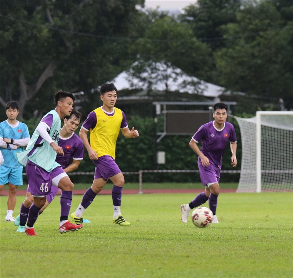 Tuyển Việt Nam đếm ngược 3 ngày nữa, trước khi có trận đấu mở màn gặp tuyển Lào vào ngày 6.12 trong khuôn khổ vòng bảng AFF Cup 2020. Ảnh: VFF