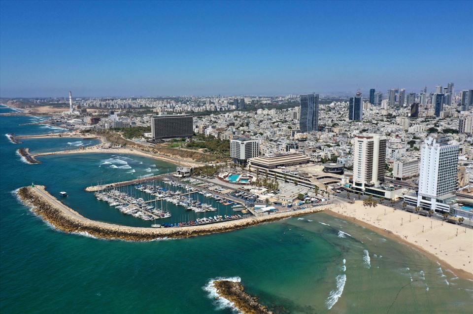 Thành phố Tel Aviv của Israel. Ảnh: AFP