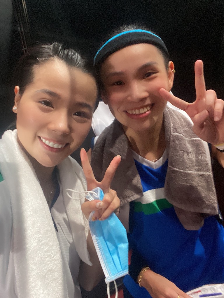 Tay vợt người Đài Bắc Trung Hoa từng thắng Nguyễn Thùy Linh của Việt Nam tại Olympic Tokyo. Ảnh: FBNV