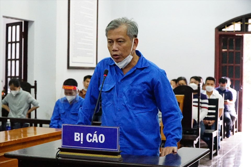 “Trùm” xăng giả Trịnh Sướng bị Tòa án nhân dân tỉnh Đắk Nông tuyên phạt mức án 12 năm tù. Ảnh: Bảo Lâm