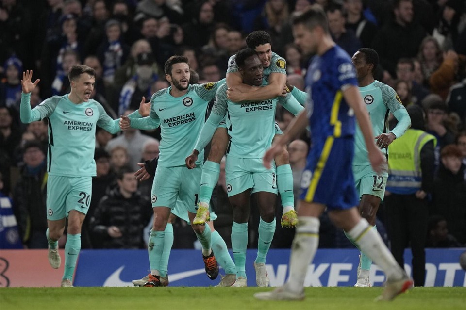 Chelsea để Brighton gỡ hòa ở phút 90+1. Ảnh: Premier League