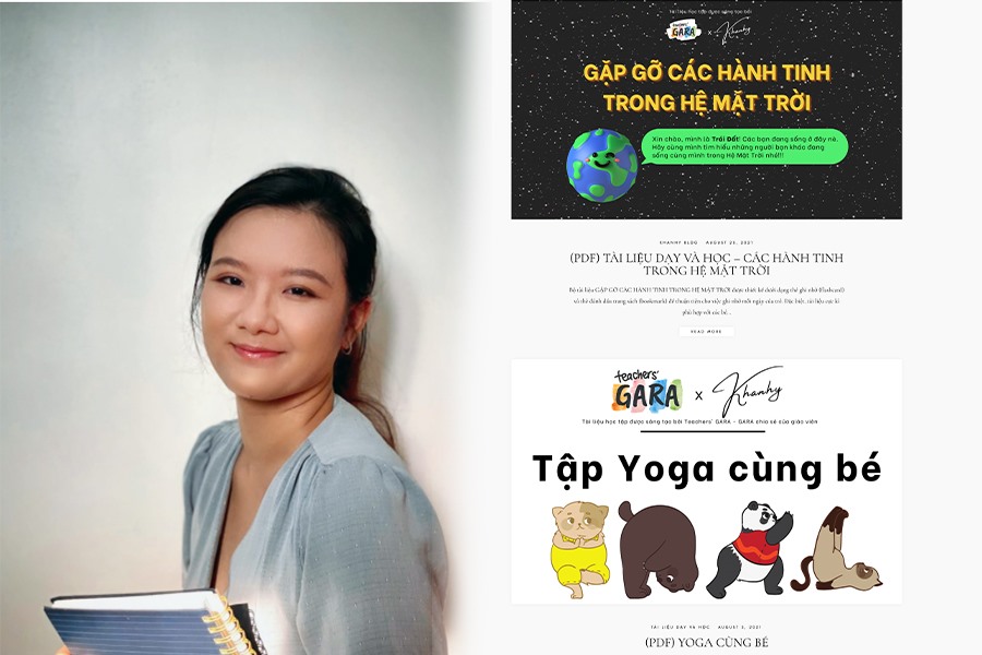 Nguyễn Vũ Kiều Khanh có thời gian để triển khai dự án Teachers’ GARA. Ảnh: NVCC