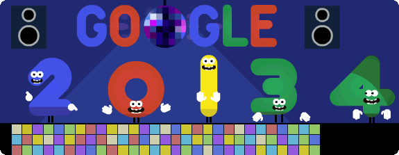 Google Doodle giao thừa năm 2013