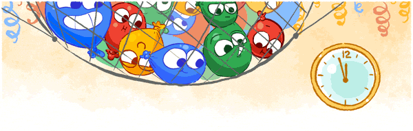 Google Doodle giao thừa năm 2016