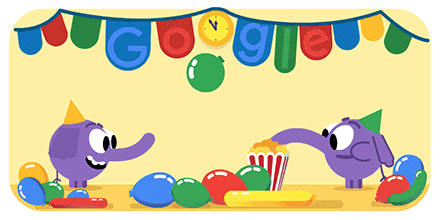Google Doodle giao thừa năm 2018