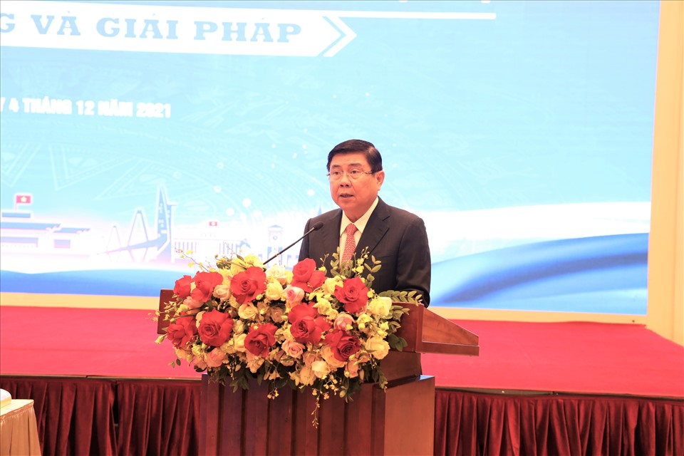 Ông Nguyễn Thanh Phong, Phó Trưởng ban Kinh tế Trung ương phát biểu khai mạc Hội nghị.