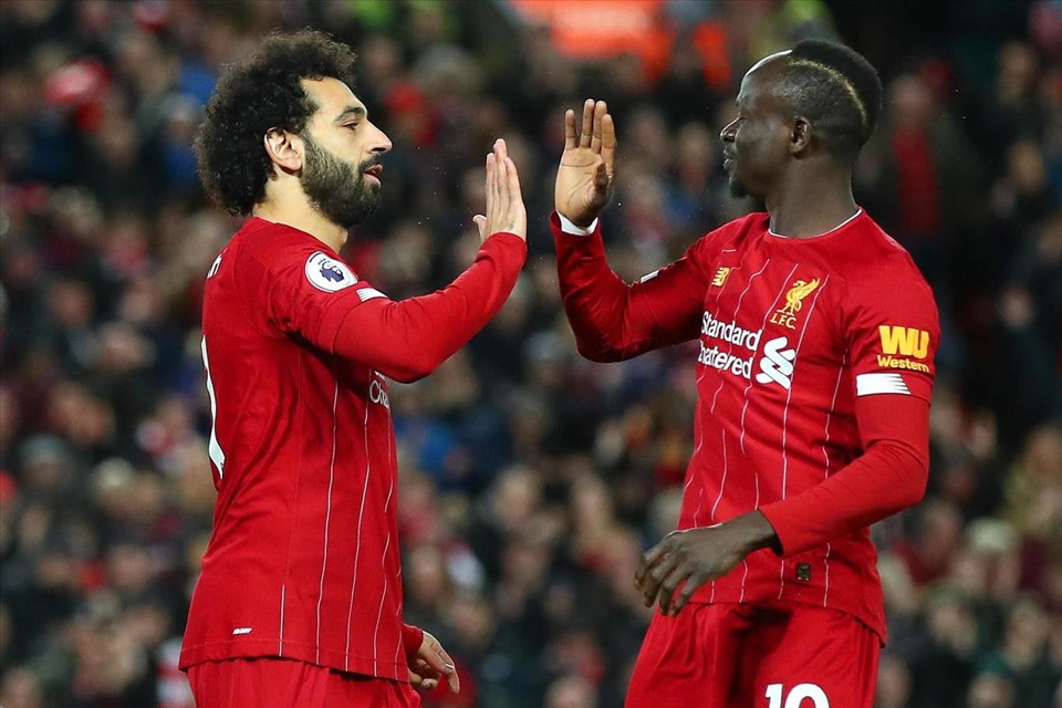 Salah và Mane được coi là sức sống của Liverpool mùa này. Ảnh: AFP