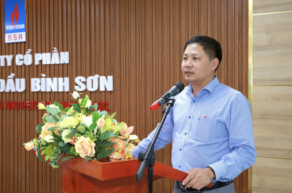 Tổng Giám đốc BSR Bùi Ngọc Dương phát biểu chỉ đạo tại Hội nghị Người lao động Ban BDSC