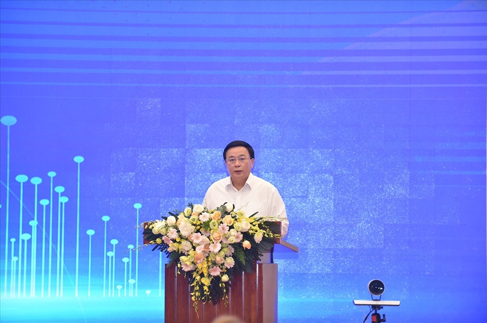 GS.TS Nguyễn Xuân Thắng phát biểu tại Hội thảo.