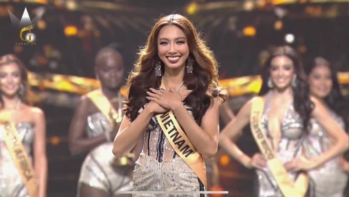 Nguyễn Thúc Thuỳ Tiên xuất sắc lọt vào Top 20 Miss Grand International 2021. Ảnh: CMH