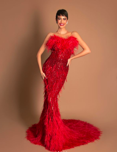 Á hậu 2 Lorena Rodrigues rạng rỡ tại Miss Grand Internatinal 2021. Ảnh: MGI