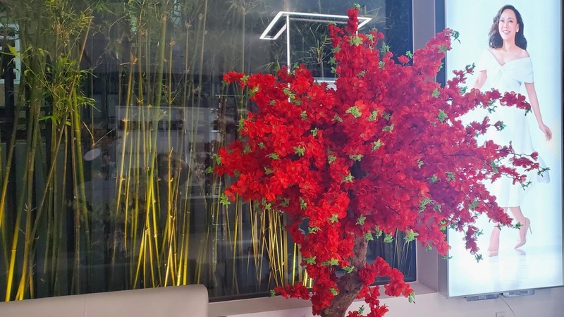 Tổng thể căn biệt thự gồm 5 tầng được trang bị thêm thang máy để đi lại thuận tiện hơn. Khu sinh hoạt chung của vợ chồng Việt Hương - Anh Phương được thiết kế chung trong một phòng với lối thiết kế mở. Tại đây phòng khách, Việt Hương đã tỉ mỉ trang hoàng nhiều đồ dùng, đồ đạc tiện nghi.