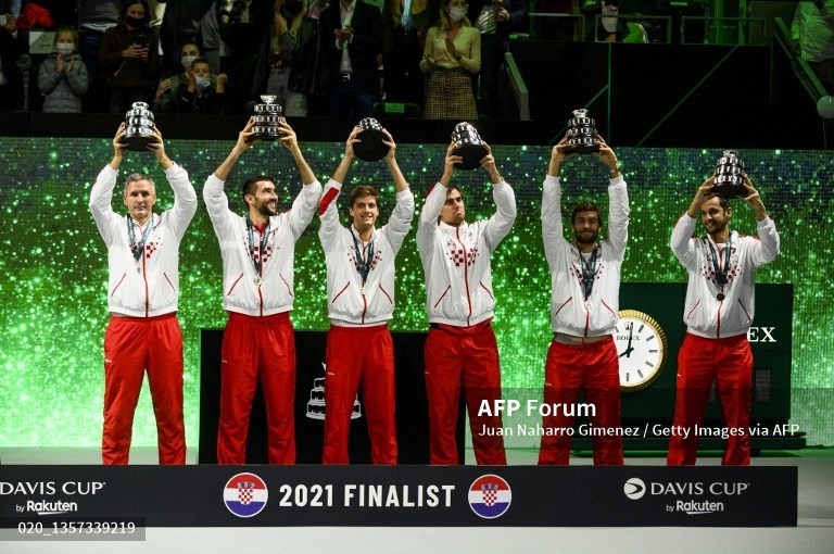 Về nhì được cho là thành công ngoài mong đợi của quần vợt Croatia tại giải năm nay. Ảnh: AFP