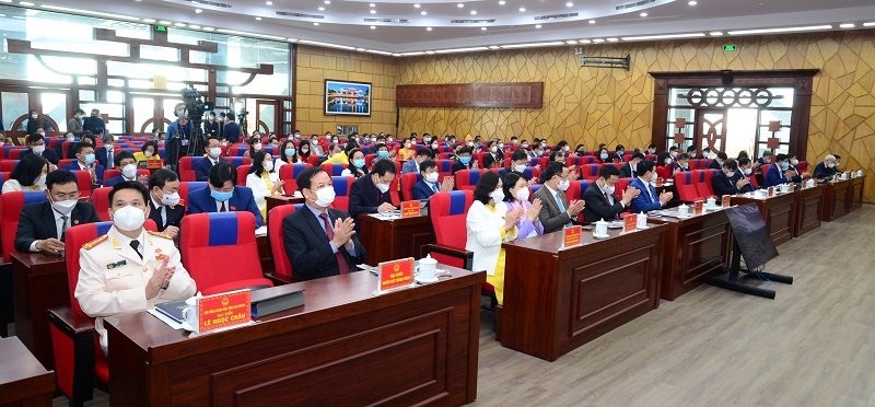 Các đại biểu tham dự phiên khai mạc. Ảnh: Cổng TTĐT tỉnh Hải Dương