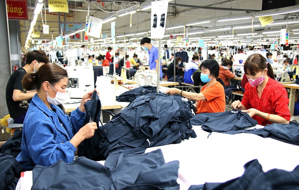 Công nhân lao động tỉnh Phú Thọ hăng say lao động sản xuất. Ảnh: LĐLĐ tỉnh Phú Thọ