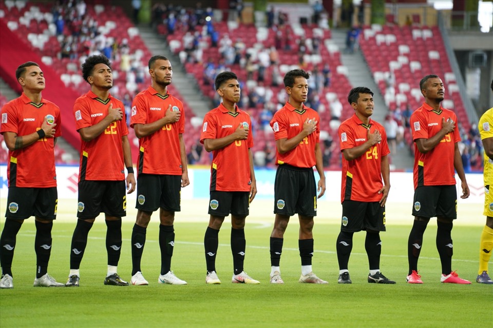 Nhưng Timor-Leste đang tạo ra cảm giác bất ngờ ở AFF Cup 2020. Ảnh: affsuzukicup