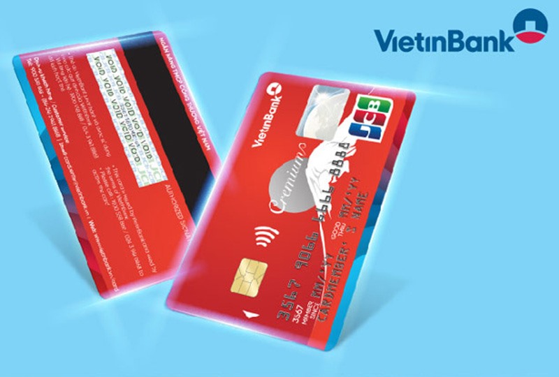 Một sản phẩm thẻ VietinBank JCB của ngân hàng VietinBank. Ảnh: N.H