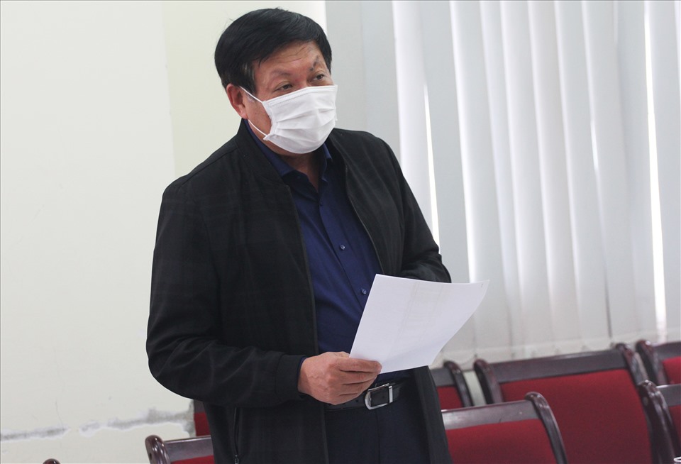 Thứ trưởng Bộ Y tế Đỗ Xuân Tuyên phát biểu tại buổi làm việc.