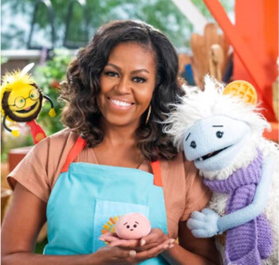Bà Michelle Obama nổi bật trong vai trò mới. Ảnh: Netflix