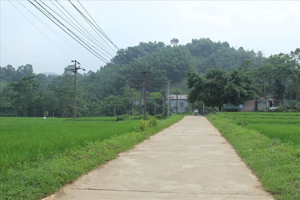 Một con giao thông nông thôn ở huyện Trấn Yên.