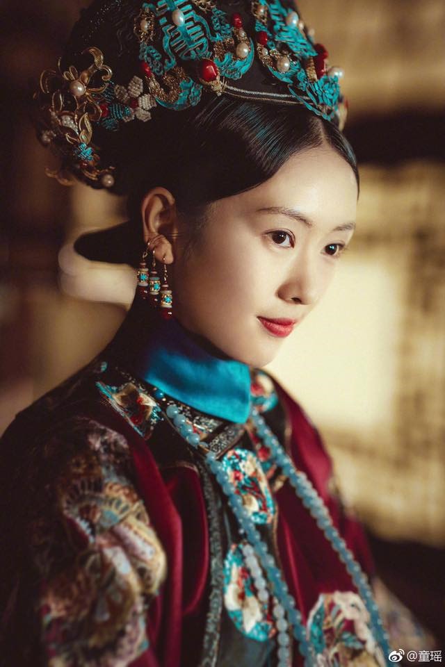 Năm 2018, sự nghiệp của Đồng Dao dần khởi sắc. Cô được chú ý khi tham gia “Như Ý truyện” với vai Cao Hy Nguyệt (Tuệ quý phi) kiêu ngạo, độc ác. Ảnh: Weibo.