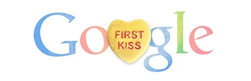 Google Doodle kỷ niệm ngày Valentine năm 2014.