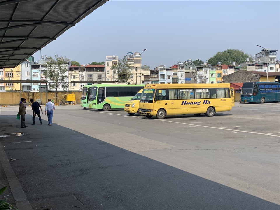 Tình trạng vắng vẻ là tình trạng chung của các bến xe ở Hà Nội trong những dịp gần đây.