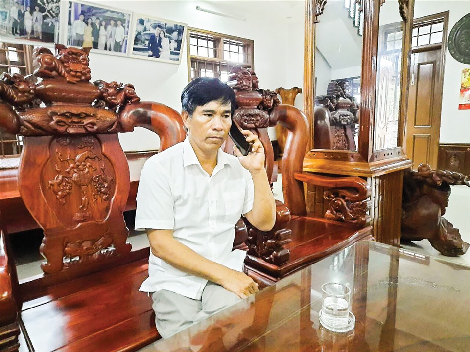 Anh Võ Văn Thụ hỗ trợ rất nhiều vụ cứu nạn, cứu hộ qua điện thoại.