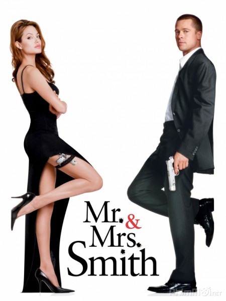 “Ông bà Smith” đưa cặp đôi Angelina Jolie và Brad Pitt trở thành ngôi sao hạng A của Hollywood. Ảnh: Xinhua.