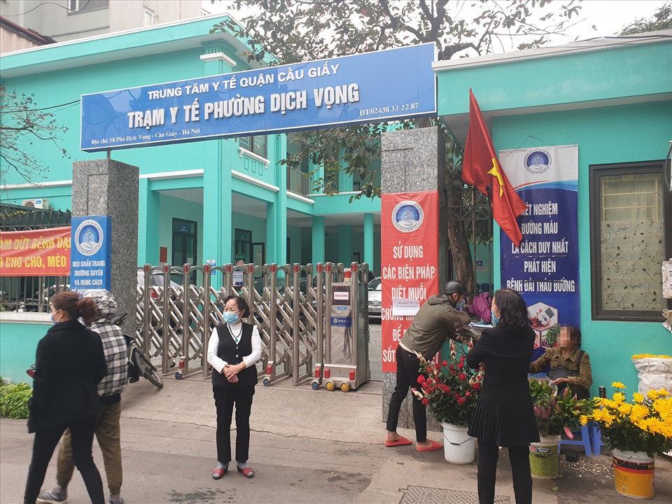 Trạm y tế phường Dịch Vọng.