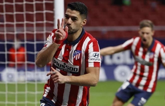 6. Luis Suárez (Atlético Madrid): 16 bàn thắng (32 điểm)
