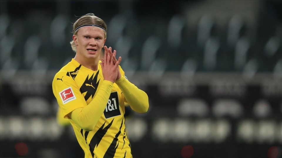 1. Erling Braut Haaland (Borussia Dortmund): 8 bàn thắng