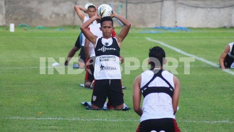 Tiền vệ Rahmat tự tin vào sức mạnh của Bali United so với Hà Nội và Boeung Ket. Ảnh: Indosport.