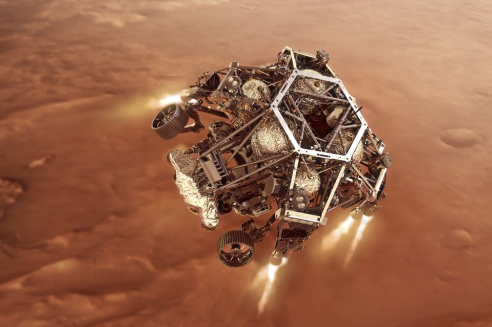 Perseverance trở thành tàu vũ trụ thứ 9 kể từ những năm 1970 hạ cánh thành công lên sao Hỏa. Ảnh: NASA.