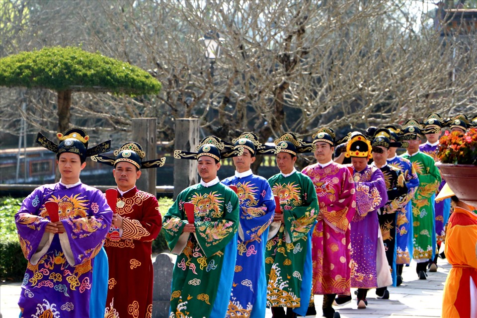 Nguyên đán là một nghi lễ triều hội của triều Nguyễn, tổ chức vào ngày mồng một Tết với nghi thức thiết Đại triều ở điện Thái Hòa và thiết Thường triều ở điện Cần Chánh.