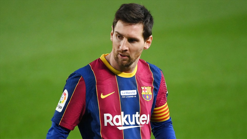 Messi đang tìm bến đỗ để chuyển nhượng sau mùa giải này. Ảnh: AFP.