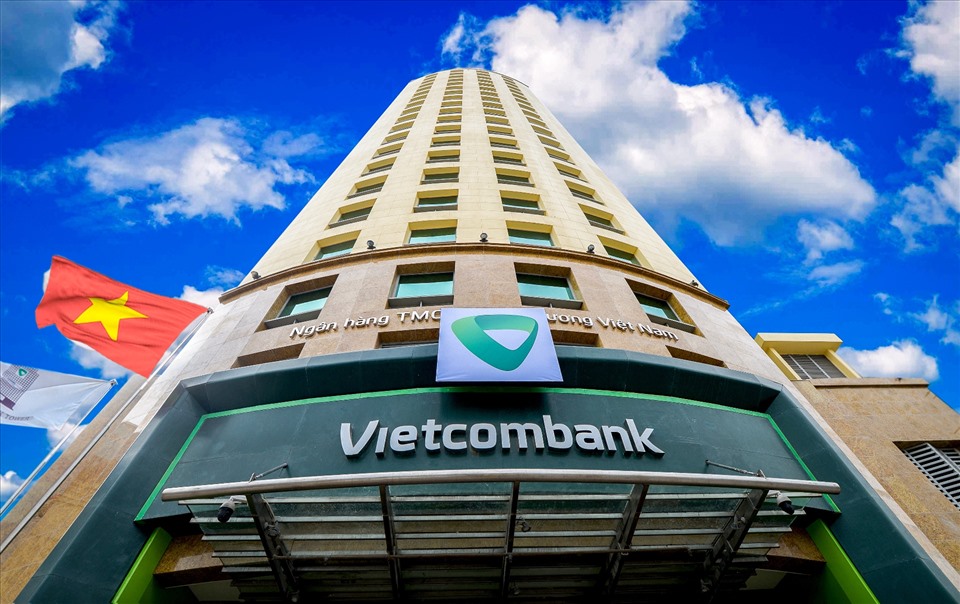 Trụ sở chính ngân hàng Vietcombank tại Hà Nội. Ảnh: VCB