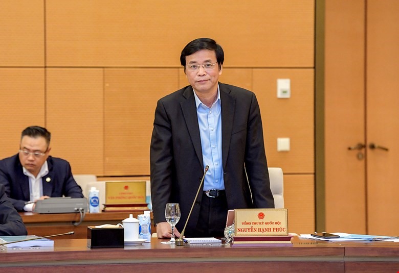 Tổng Thư ký Quốc hội Nguyễn Hạnh Phúc. Ảnh QH