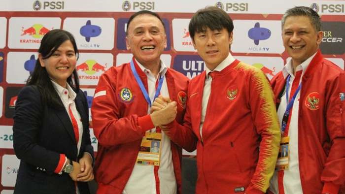 Ông Shin Tae-yong trở thành huấn luyện viên tuyển Indonesia, bày tỏ quyết tâm làm kẻ ngáng đường các đội khác tại bảng G. Ảnh: PSSI.