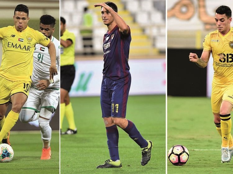 Sự có mặt của 3 cầu thủ nhập tịch gốc Nam Mỹ là thay đổi lớn nhất của tuyển UAE khi vòng loại World Cup 2022 được nối lại. Ảnh: The Gulf News.