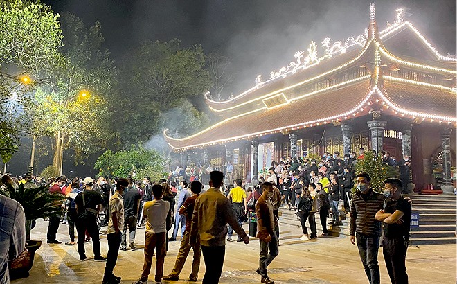 Đền Đông Cuông chỉ tổ chức phần lễ, không tổ chức phần hội.