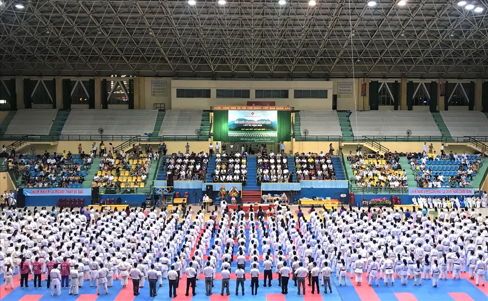 Giải Nghĩa Dũng Karate-Do mở rộng lần thứ III, năm 2019. Ảnh: Tư liệu