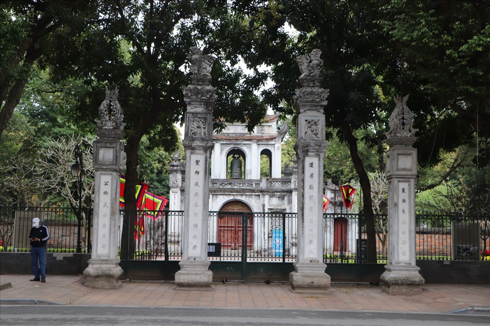 Văn Miếu - Quốc Tử Giám là địa điểm thường được chọn tổ chức Ngày thơ Việt Nam. Ảnh: Chu Linh.