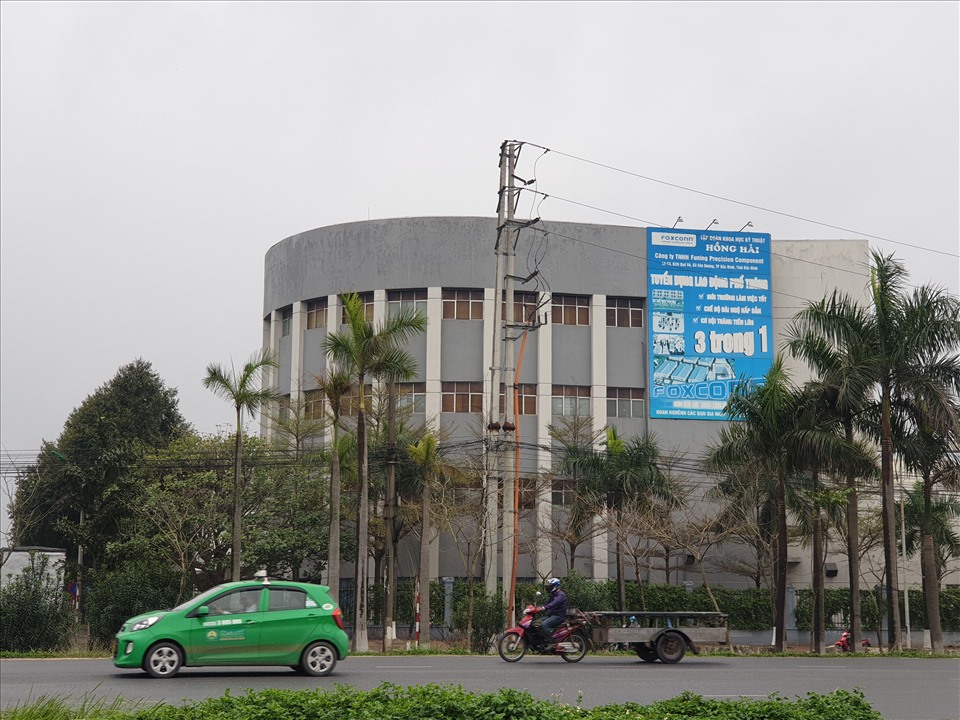 Nhà máy của Foxconn tại KCN Quế Võ (xã Vân Dương, TP.Bắc Ninh). Ảnh: Trần Tuấn.